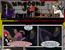 Tablet Screenshot of dungeonsandbarbies.com